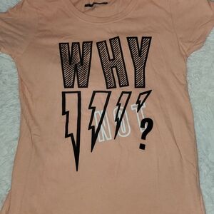 Peach Graphic T-Shirt